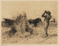 KG 20080
<br/>
Drinkende maaier
<br/>
<em>Dingemans, Waalko Jans (1873-1925)</em>